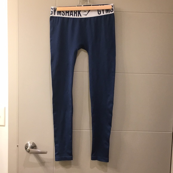 Gymshark Pants - Gymshark Fit Legging Full Length Sapphire/Ice Blue